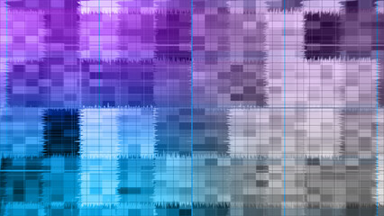 Abstract glitch art background image.