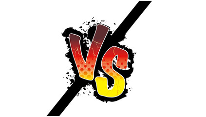 アメコミ風　対決　戦い　VS