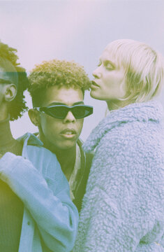 Fashion group portrait analog 