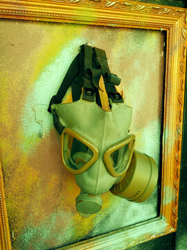 Gasmask framed