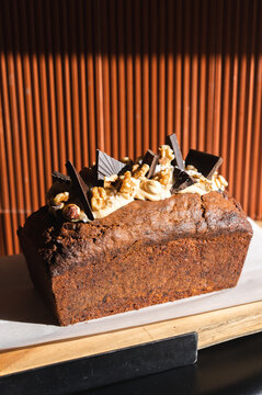 Freshly baked sponge cake
