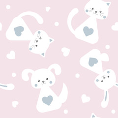 Pets flat paintings
