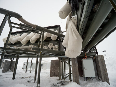 CO2 carbon capture plant - climate change solutions technology Iceland
