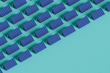 Solar panels. alternative energy source with copy space