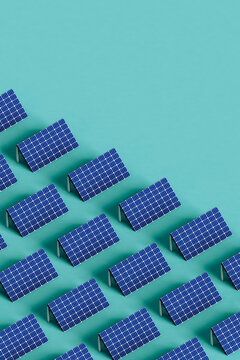 Solar panels. alternative energy source with copy space
