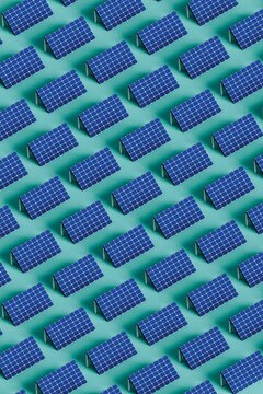 pattern of Solar panels. alternative energy source. 