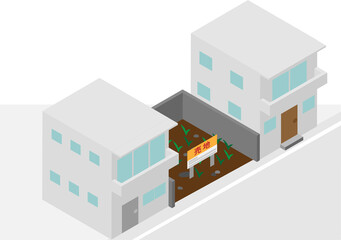 アイソメトリックな売地