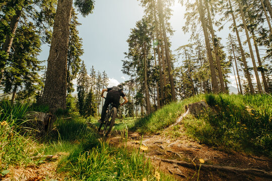 Mountainbiking in the Italian alps