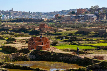 Four à briques en argile à Madagascar