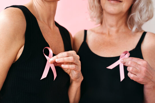 Female With Pink Ribbons.