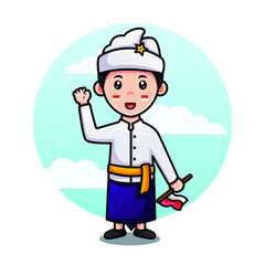 Pancasila day indonesia independence nation flag culture garuda flag ideology icon country character