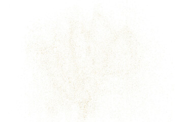 Gold Glitter Texture Isolated on White. Amber Particles Color. Celebratory Background. Golden Explosion of Confetti. Design Element. Digitally Generated Image. Vector Illustration, EPS 10.