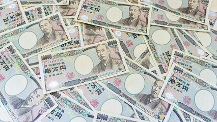 日本のお金の一万円札のイメージ_09