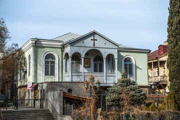 Abanotubani is the ancient district of Tbilisi, Georgia