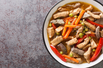 Pork Igado is an Ilocano stew made of strips of liver and pork tenderloin braised in a tangy and...