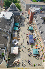 Fototapeta premium Aachen: Blick vom Dach des Doms