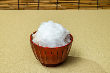 かき氷　Shaved ice that Asian foods