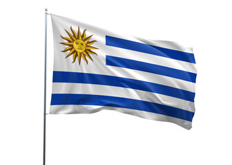 Uruguay Waving Flag, Uruguay National Flag