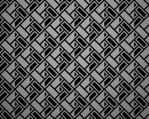 Abstract geometric pattern. A seamless vector background. Black and gray ornament. Graphic modern pattern. Simple lattice graphic design