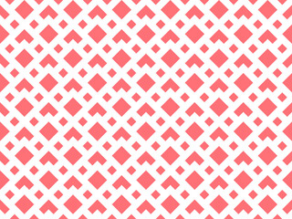 Abstract geometric pattern. A seamless vector background. White and pink ornament. Graphic modern pattern. Simple lattice graphic design