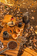 アウトドアでコーヒー　Authentic coffee to enjoy outdoors