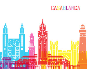 Casablanca skyline pop