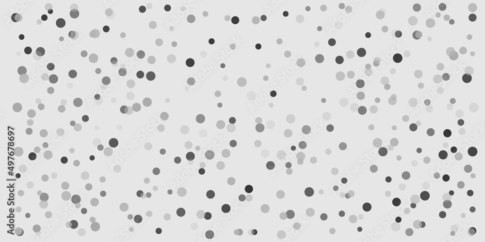 Poster abstract grey randomly spotted background design, pattern in editable vector format