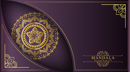 Luxury mandala background with golden arabesque pattern Arabic Islamic east style. Ramadan Style Decorative mandala. Mandala for print, poster, cover, brochure, flyer, banner, gold, elegant