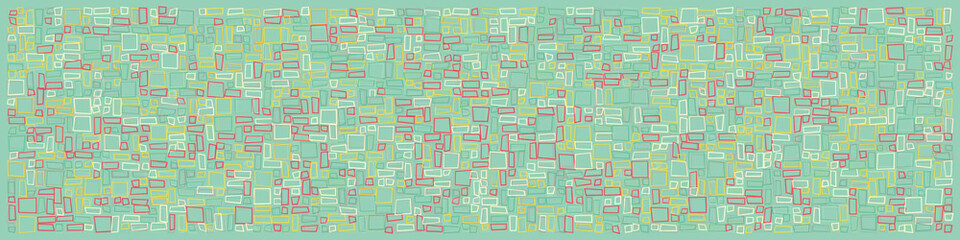 Fototapeta premium Offset Quads generative art background art illustration