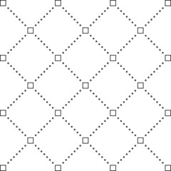 Black and White, Line Art, Squares and Circles, Diagonales, Pattern
