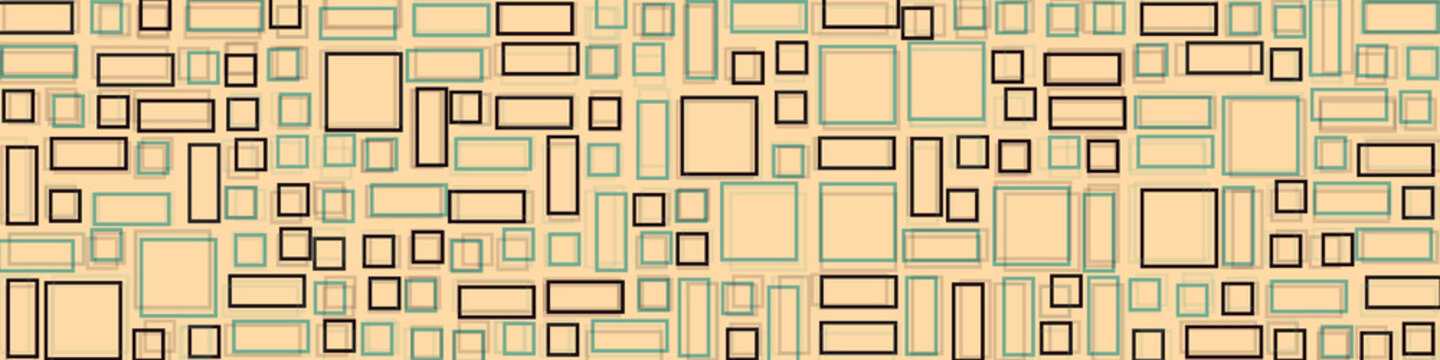Offset Quads generative art background art illustration