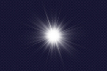 Bright light effects. Shiny stars.glare, explosion, sparkle, line, sun flare, spark and stars.