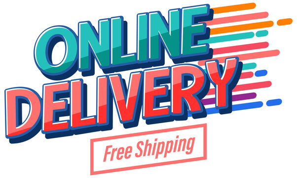 Online Delivery Free Shipping logotype