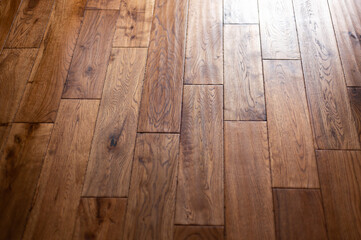 New flooring in the house. Beautiful golden handscraped oiled European oak brushed for added...