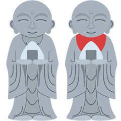 お地蔵様のイラスト