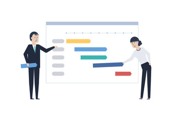 スケジュールを引き直す！なイラスト素材｜mayucolor03