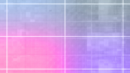 Abstract glitch art grid background image.