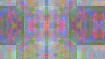 Fototapeta premium Abstract glitch art background image.