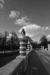 Fototapeta premium Spring in the estate Tsaritsyno