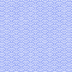 青海波　文様　和柄