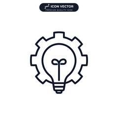 creative service icon symbol template for graphic and web design collection logo vector illustration