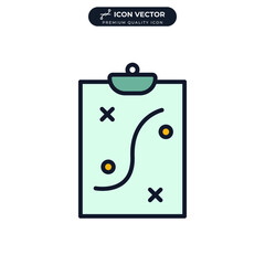 strategy icon symbol template for graphic and web design collection logo vector illustration