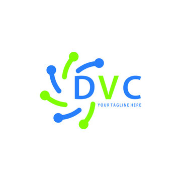 DVC logo design initial creative letter on white background.
DVC vector logo simple, elegant and luxurious,technology logo shape.DVC unique letter logo design. 