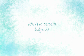 background watercolor blue with hand draw brush