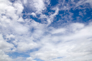 Obraz premium beautiful blue sky background with clouds