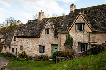 Fototapeta na wymiar Old traditional romantic stone English country house