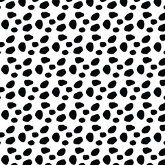 Dalmatian print pattern animal Seamless. Dalmatian skin abstract for printing, cutting  and more.