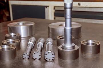 Calibration Bore micrometer. Device for accurate measurement of hole diameter.