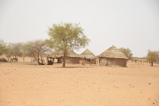 une concession dans le sahel du burkina faso