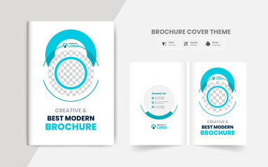 Corporate company profile business brochure template layout creative and clean annul report professional business brochure template design fully editable